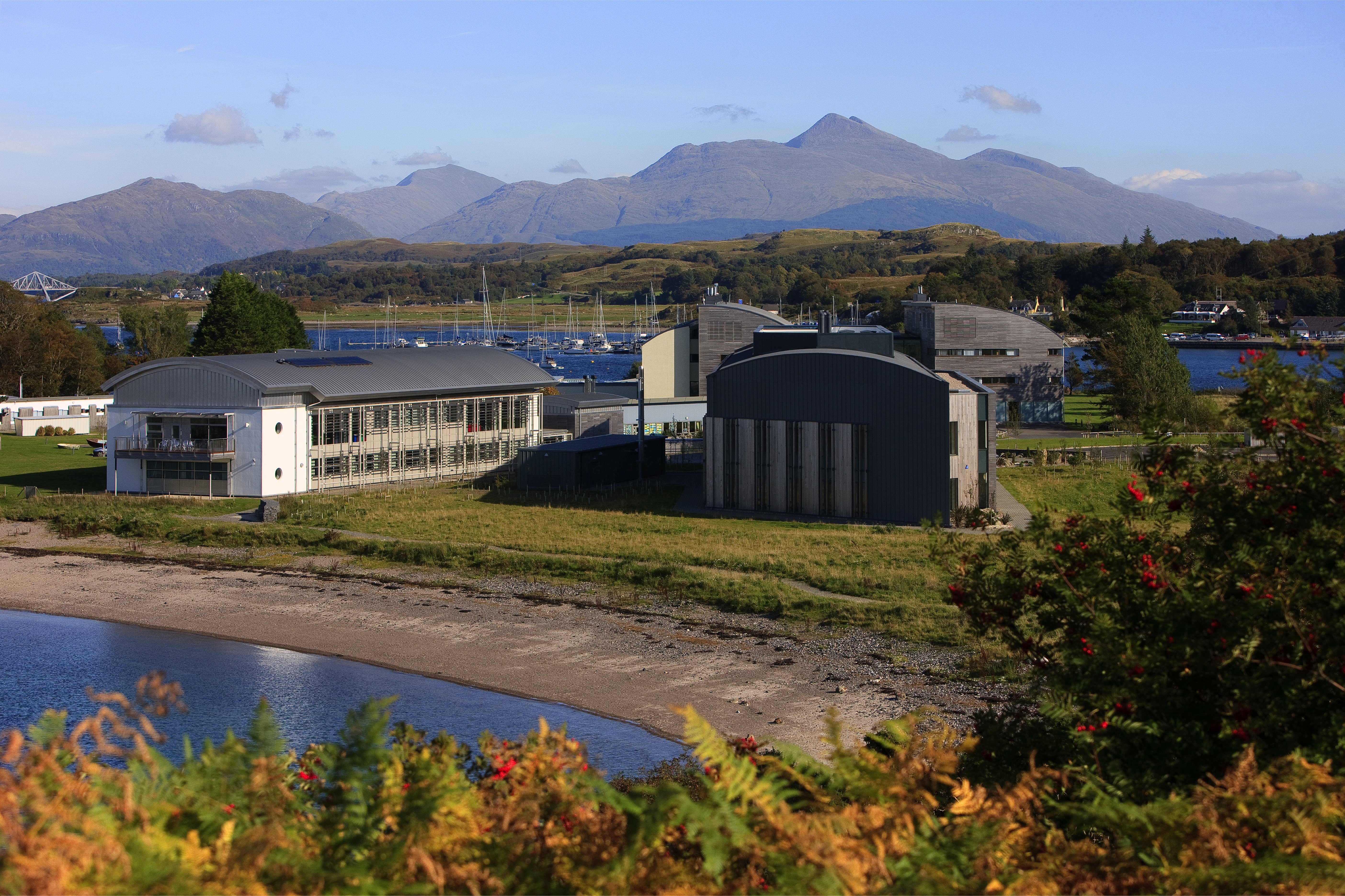 Easy waterfront access is available at the European Marine science park in Argyll